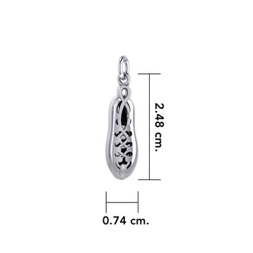 Irish Dancing Shoes Silver Charm TCM024 - Jewelry